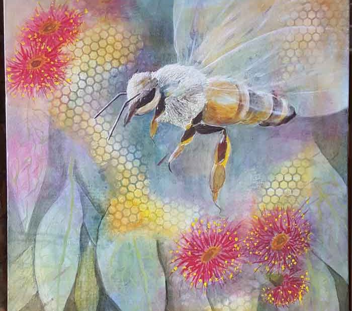 Painting of bee